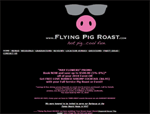 Tablet Screenshot of flyingpigroast.com